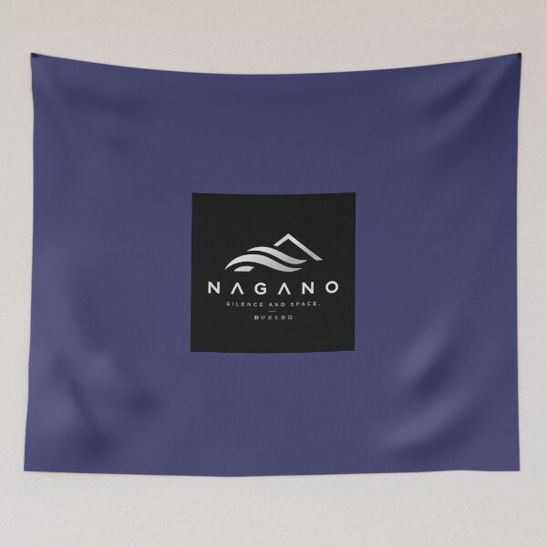 Item preview, NAGANO Silence and Space Logo | Japanese Minimalist Outdoor Brand Graphic | Modern Technical Apparel Design designed and sold by SiseonStudio.