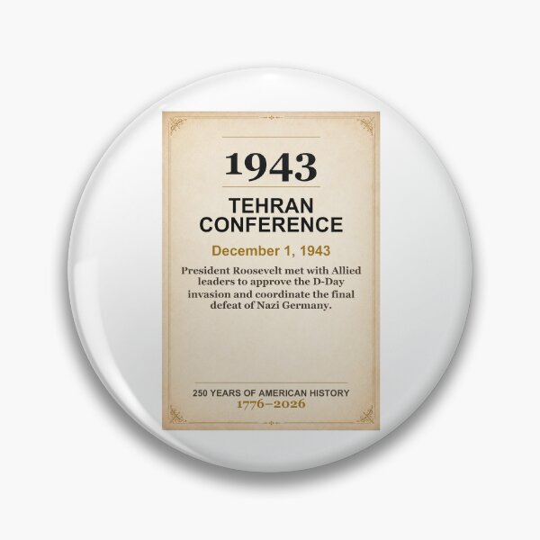 Item preview, America 250 | Tehran Conference | 1943 designed and sold by ariksworld.