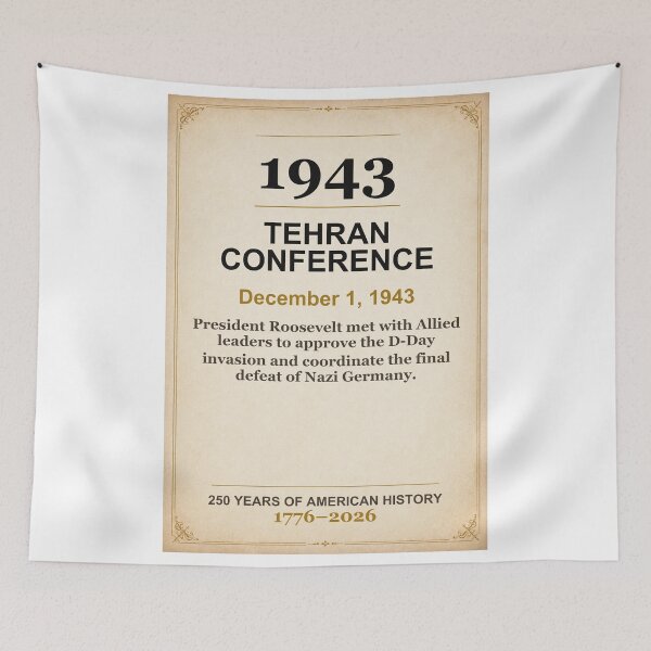 Item preview, America 250 | Tehran Conference | 1943 designed and sold by ariksworld.