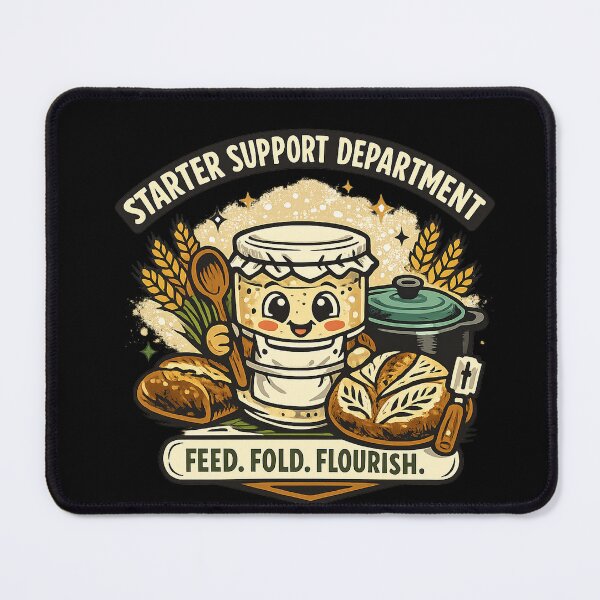 Item preview, Starter Support Department | Funny Sourdough Baking Club designed and sold by Concrete Coffee Studio.