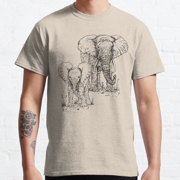 "African Elephants" Classic T-Shirt