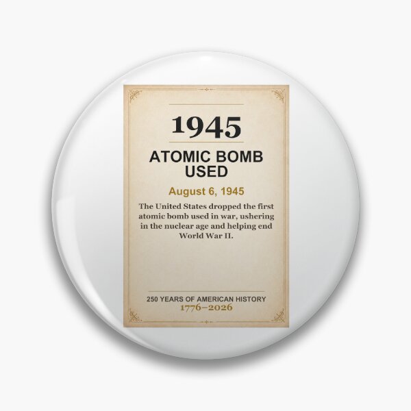 Item preview, America 250 | Atomic Bomb Used | 1945 designed and sold by ariksworld.