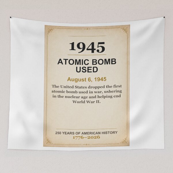 Item preview, America 250 | Atomic Bomb Used | 1945 designed and sold by ariksworld.