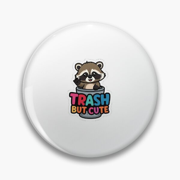 Item preview, Trash But Cute - Adorable Raccoon designed and sold by DreamyBrushArt.