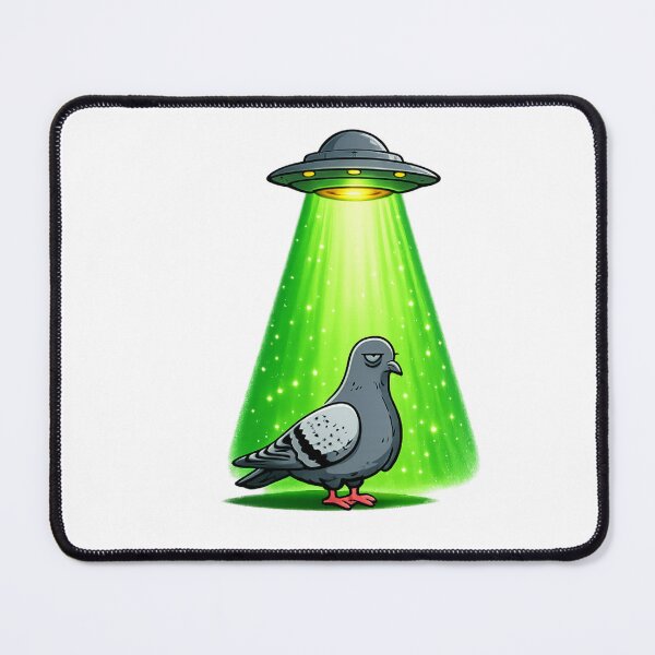 Item preview, UFO Pigeon Abduction designed and sold by Tin Robot Co..