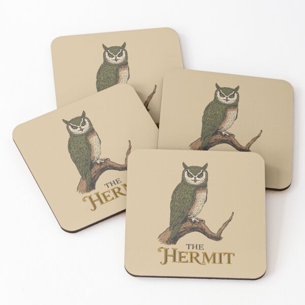 Item preview, The Hermit Owl Tarot Botanical designed and sold by LABERTINY VINTAGE.