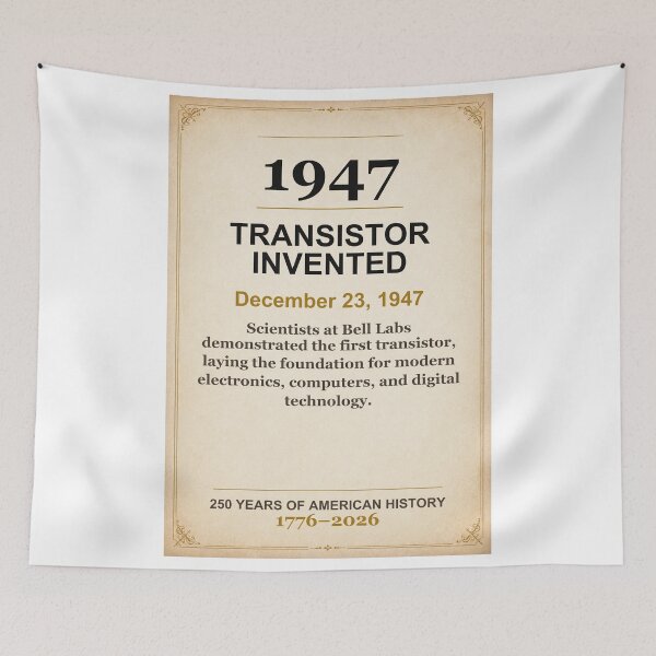 Item preview, America 250 | Transistor Invented | 1947 designed and sold by ariksworld.