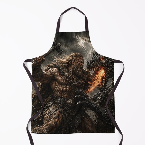 Item preview, EPIC FANTASY - Viking and the Dragon designed and sold by MetusArt.
