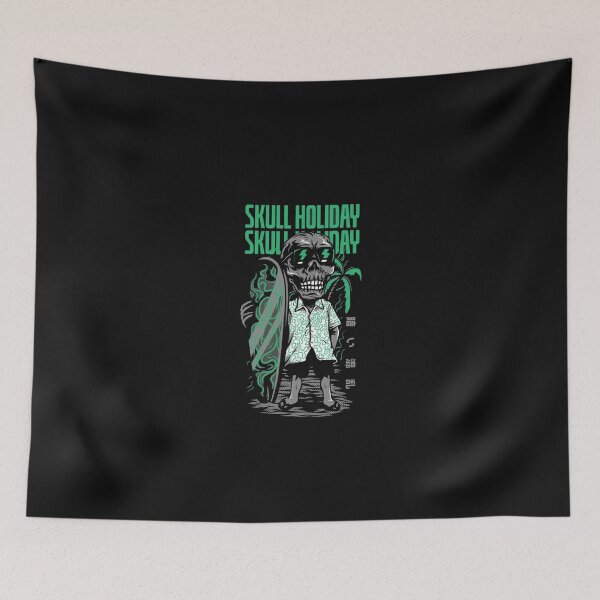 Item preview, Skull Holiday Surfer Skeleton designed and sold by Gbriel3.