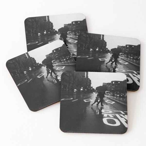 Item preview, Crossing Jongno in the Rain  designed and sold by UrbanNoirMood.