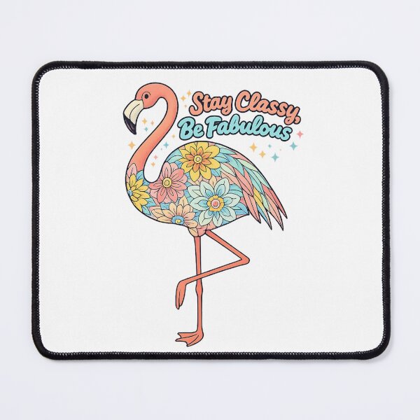 Item preview, Floral Flamingo Shirt – Stay Classy Be Fabulous Quote designed and sold by SoftSproutstu.