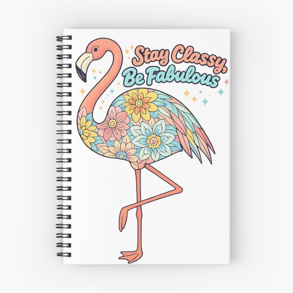 Item preview, Floral Flamingo Shirt – Stay Classy Be Fabulous Quote designed and sold by SoftSproutstu.