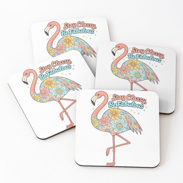 Item preview, Floral Flamingo Shirt – Stay Classy Be Fabulous Quote designed and sold by SoftSproutstu.