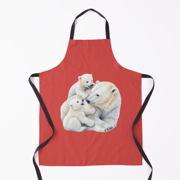 Item preview, Polar Bear Family Illustration - Watercolor Nursery Art designed and sold by PAPIRO SIGLO XXI.