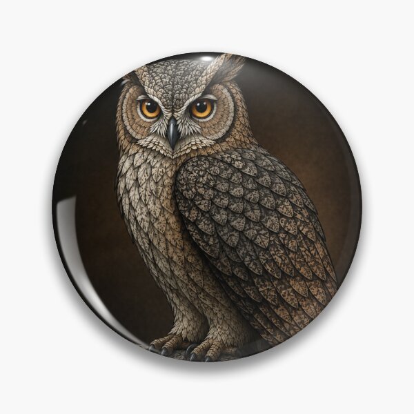 Item preview, Mystic Owl – Intricate Woodland Guardian Art designed and sold by Karszul.