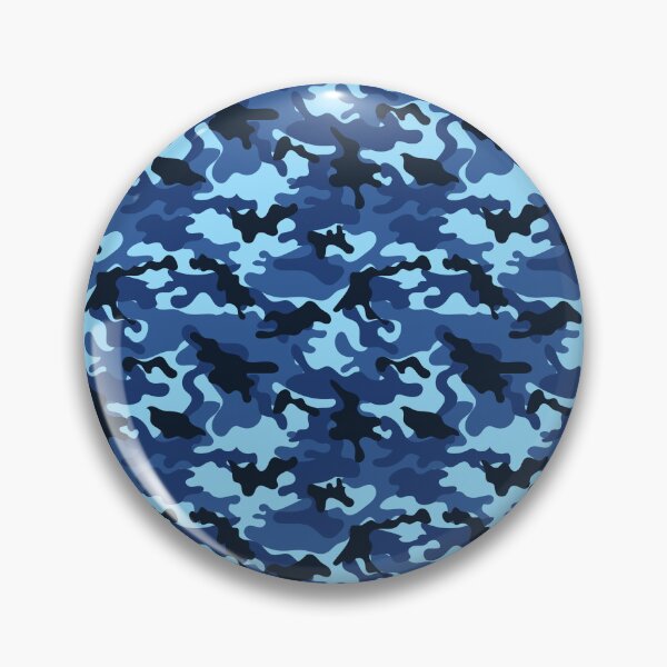 Item preview, Black and Blue Shades Camouflage Pattern designed and sold by TeeGeeTees.
