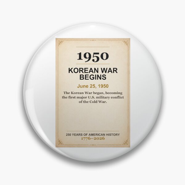 Item preview, America 250 | Korean War Begins | 1950 designed and sold by ariksworld.