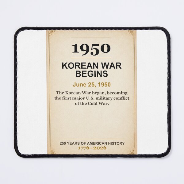Item preview, America 250 | Korean War Begins | 1950 designed and sold by ariksworld.