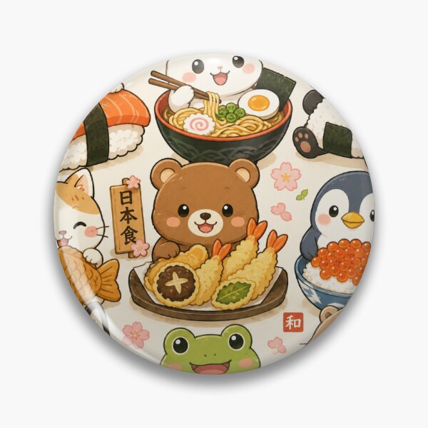 Item preview, Cute Japanese Food Animal Character designed and sold by オルフェドリーム.