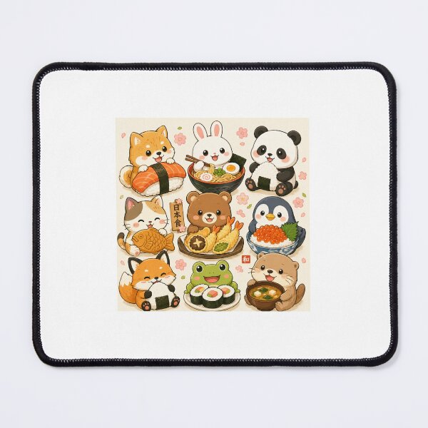 Item preview, Cute Japanese Food Animal Character designed and sold by オルフェドリーム.