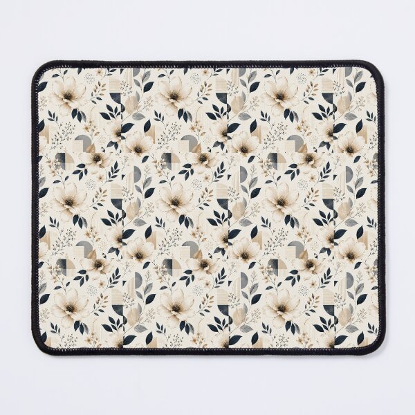 Item preview, Navy Gold Floral Pattern – Elegant Botanical Design designed and sold by SMARTKIT DESIGNAGENCY.