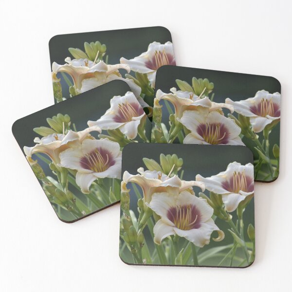 Item preview, Cream Pink Daylily Macro Closeup designed and sold by TathataPhotos.
