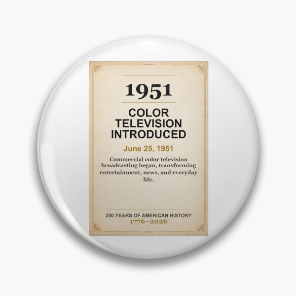 Item preview, America 250 | Color Television Introduced | 1951 designed and sold by ariksworld.