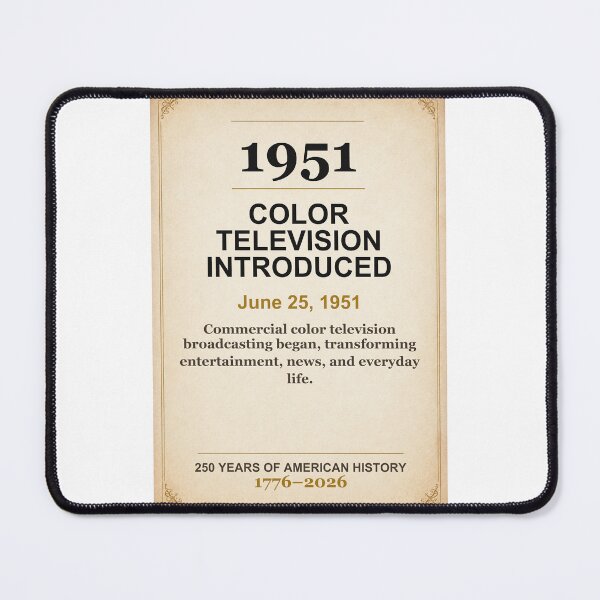 Item preview, America 250 | Color Television Introduced | 1951 designed and sold by ariksworld.