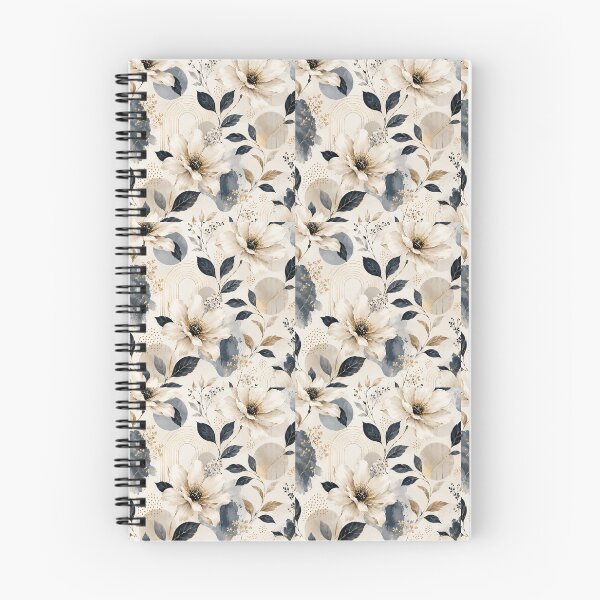 Item preview, Botanical Elegance – Navy and Gold Flower Art designed and sold by SMARTKIT  DESIGNAGENCY.