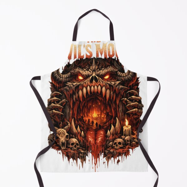 Item preview, The Devil's Mouth Horror Skull Demon Vintage Gothic designed and sold by CatLovers Studio.