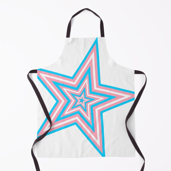 Item preview, Blue and Pink Transgender Repeating Pattern Star designed and sold by frutigerdesigns.