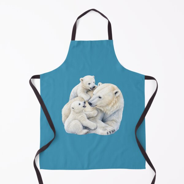 Item preview, Polar Bear Family Illustration - Watercolor Nursery Art designed and sold by PAPIRO SIGLO XXI.