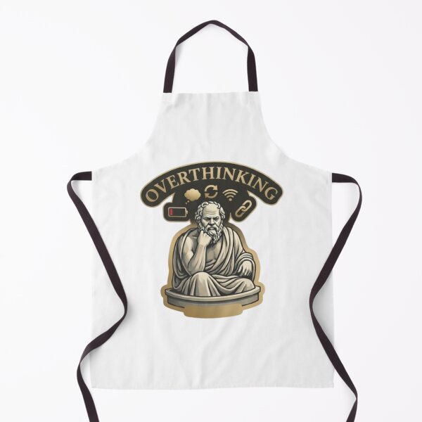 Item preview, Overthinking Socrates-Modern Philosophical Humor designed and sold by Northern Glow Art.