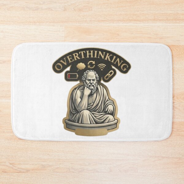 Item preview, Overthinking Socrates-Modern Philosophical Humor designed and sold by Northern Glow Art.