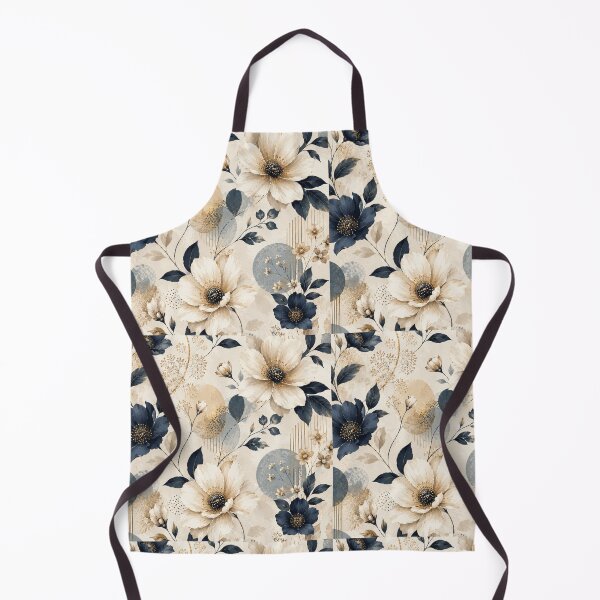 Item preview, Navy Floral Pattern – Boho Botanical Design designed and sold by SMARTKIT DESIGNAGENCY.