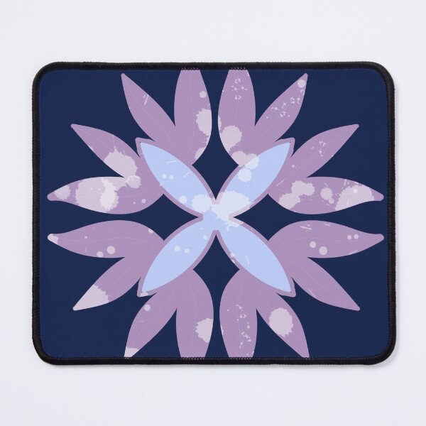Item preview, Minimalist Purple and Blue Floral Design designed and sold by SahmatArt.