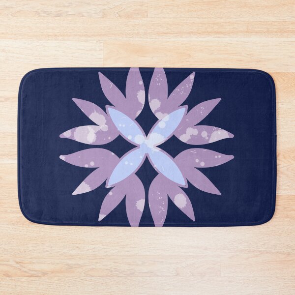 Item preview, Minimalist Purple and Blue Floral Design designed and sold by SahmatArt.
