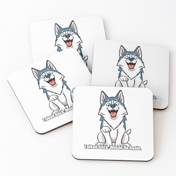 Item preview, Husky - Talked Back Would Do Again - Funny Husky Gift designed and sold by pawdrops.