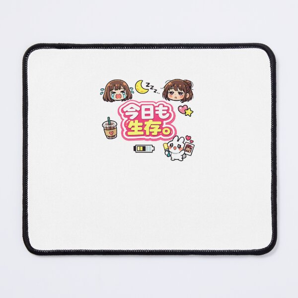 Item preview, Today I Survived - Cute Japanese Pop Y2K Design designed and sold by ArtPrintPov.