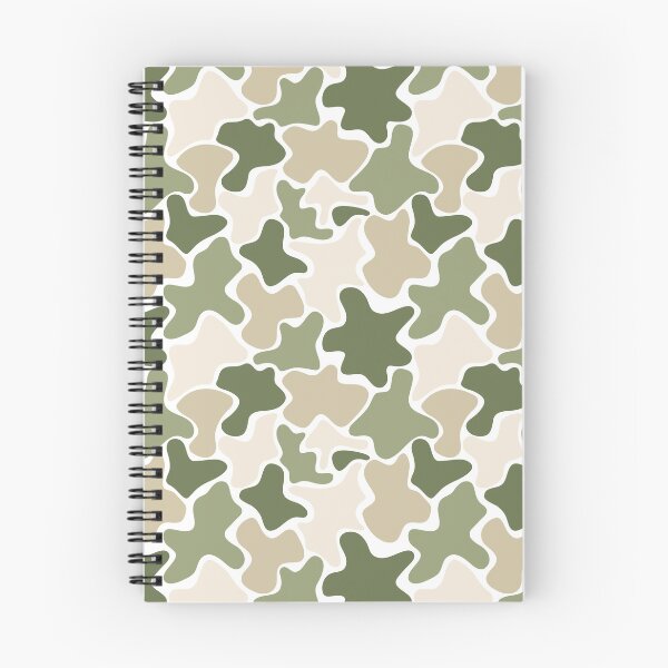 Item preview, White, Green and Beige Camouflage Pattern designed and sold by TeeGeeTees.