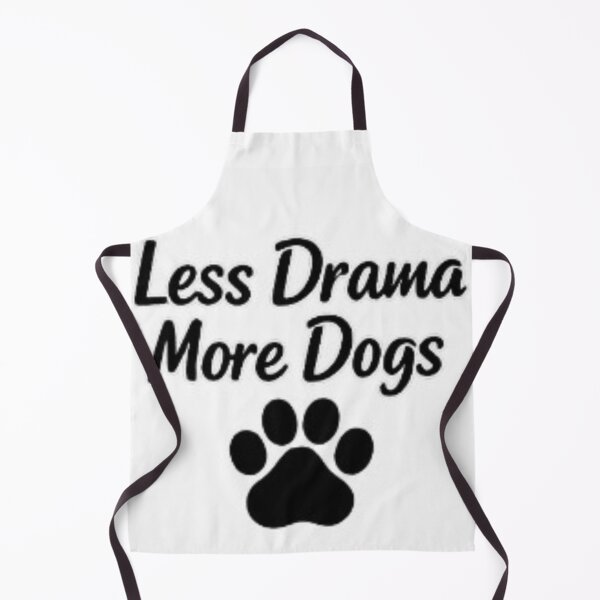 Item preview, Less Drama More Dogs – Funny Dog Lover Quote Paw Print Design designed and sold by ser-Ile.