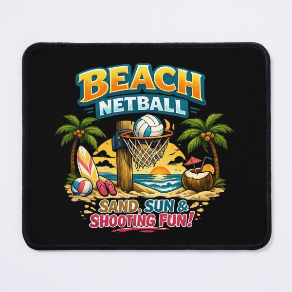 Item preview, Beach Netball - Sand Sun and Shooting designed and sold by SidTastic .
