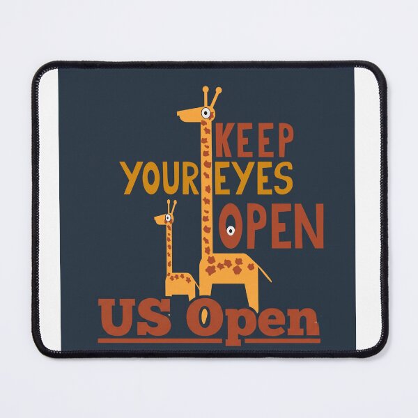 Item preview, US Open Giraffe Art Work Illustration designed and sold by HayaasBoutique.
