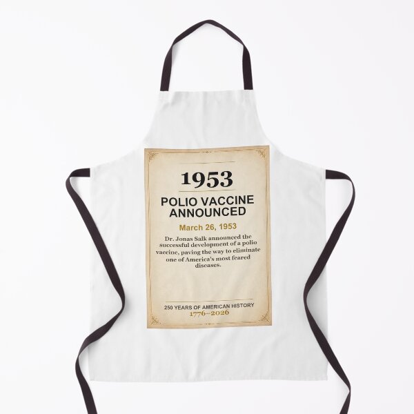 Item preview, America 250 | Polio Vaccine Announced | 1953 designed and sold by ariksworld.