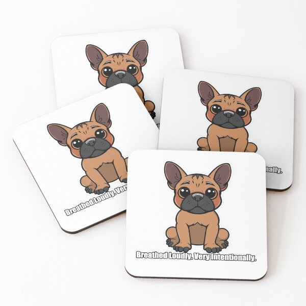 Item preview, French Bulldog - Breathed Loudly Very Intentionally - Funny Frenchie Gift designed and sold by pawdrops.