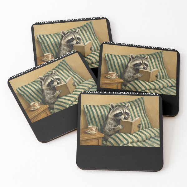 Item preview, Probably Reading Trash Racoon designed and sold by CoquetteGoose.
