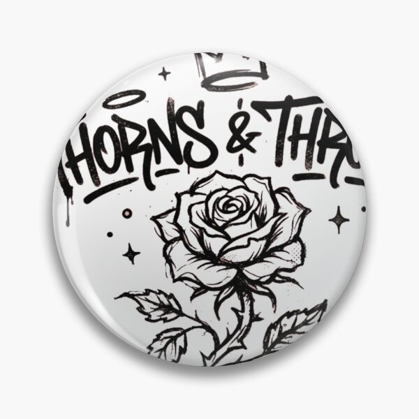 Item preview, Thorns and Throne Rose Streetwear Graphic designed and sold by PurePuff Essentials.