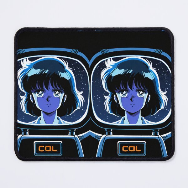 Item preview, Art - Melancholic Manga Character, Retro-Futuristic Aesthetic designed and sold by AnimeShin.