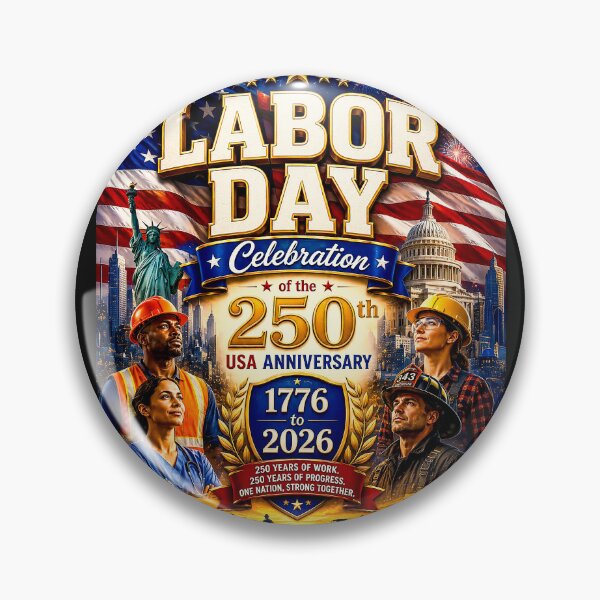 Item preview, LABOR DAY 2026 - Celebrating USA 250th Anniversary 1776 to 2026 designed and sold by DBM Photo Art 1.