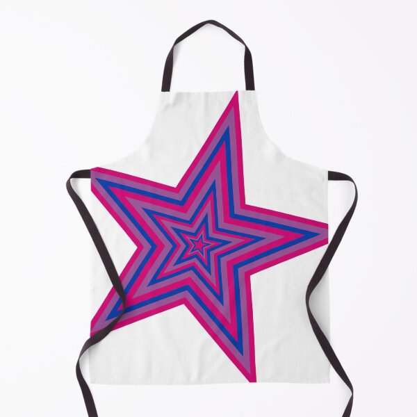 Item preview, Blue, Pink and Purple Bisexual Repeating Pattern Star designed and sold by frutigerdesigns.